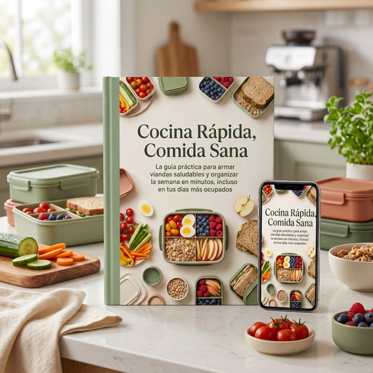 Cocina Rápida, Comida Sana + 4 Bonos